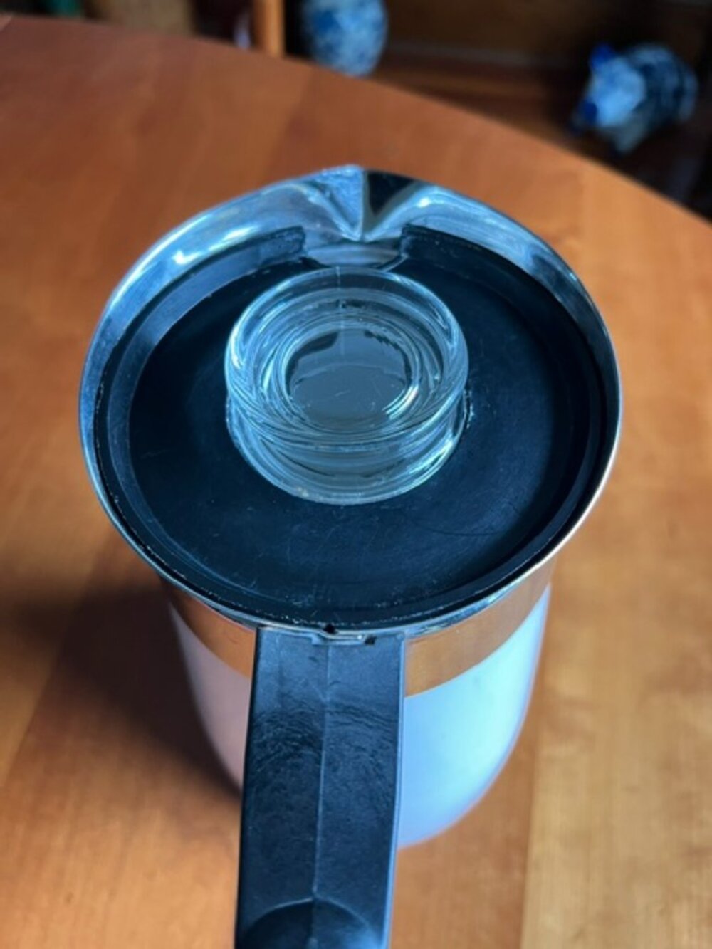 Vintage Corning Ware Blue Cornflower Stovetop Coffee Percolator - Picture 8 of 13